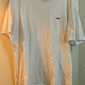 Hugo Boss HUGO White Logo T-Shirt Men’s Large | Premium Designer Tee